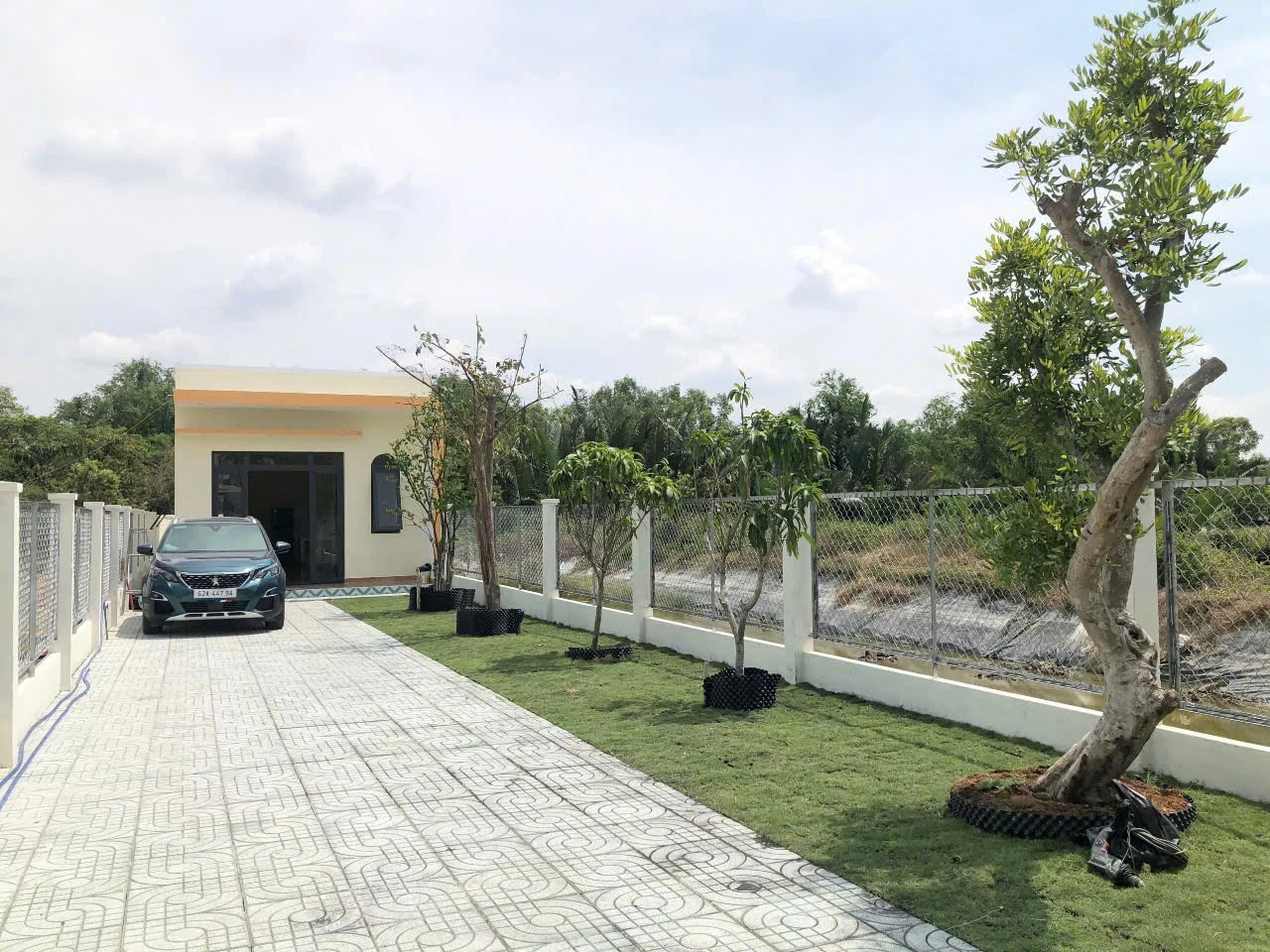 Bán Nền 264m² Full Thổ Cư, Có Sẵn Nhà Cấp 4 – Mặt Tiền Đường GTNN, Tân Ân, Cần Đước