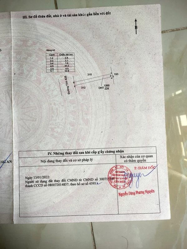 duy nhất 1 nền đất mặt tiền đường 826 – Cần Đước 4,5x50