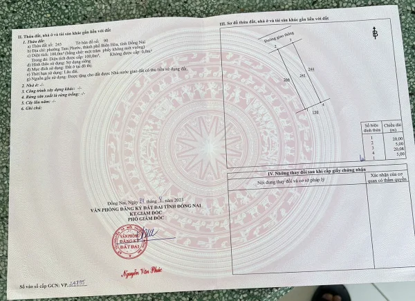 Cần bán nhà mái Thái đẹp kiên cố - Tam Phước - Đồng Nai