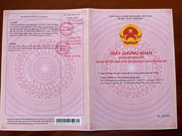 Đất nền sổ hồng riêng từng nền khu vực giáp ranh Bình Chánh