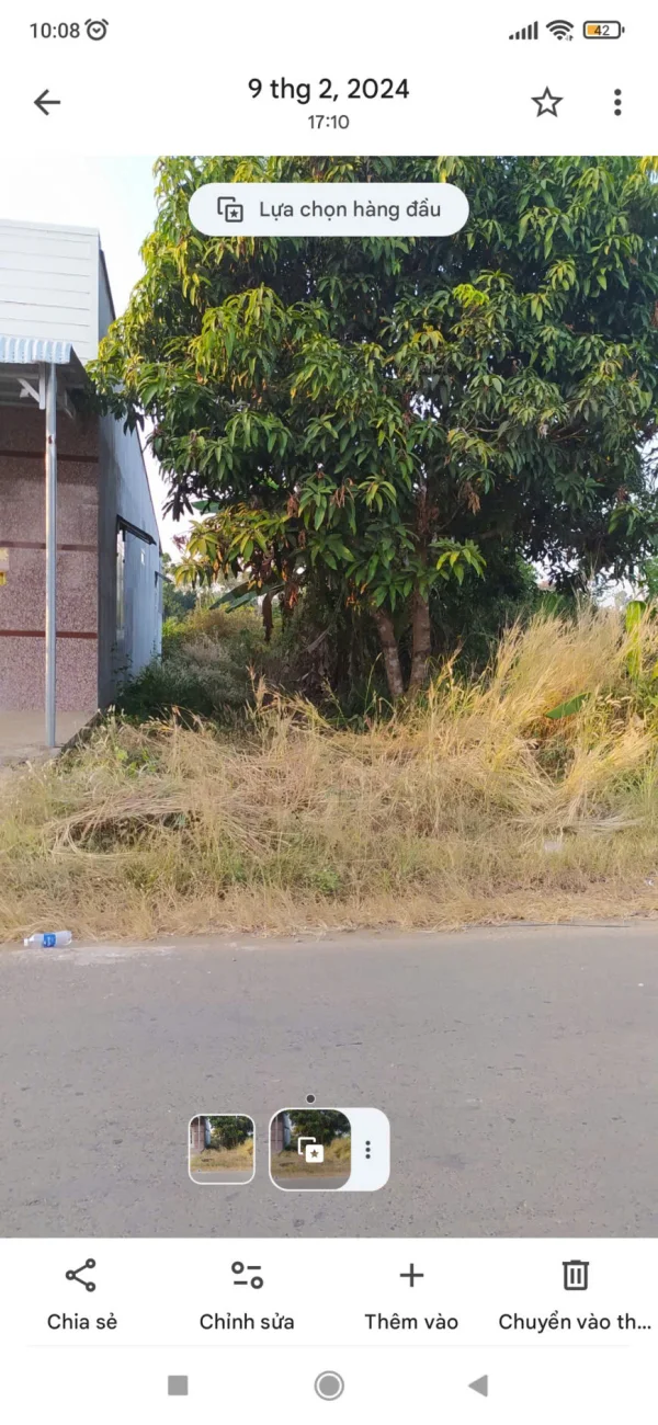 Bán nền đất thổ cư MT  Đường Mới Xã Thanh Sơn H.Đ/Quán T.Đồng Nai 6,5x27m 320 triệu