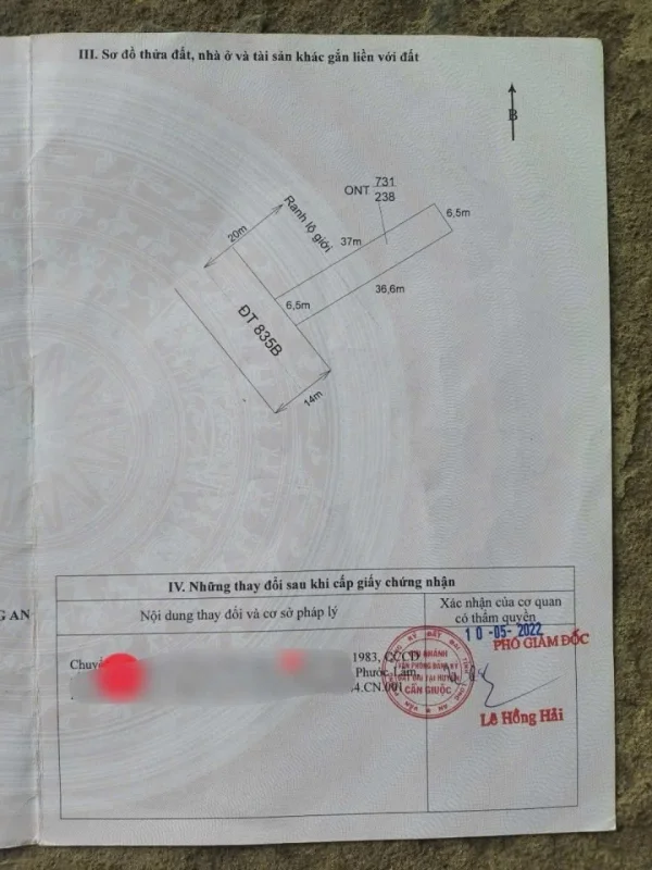 Bán nhà mặt tiền 835b lộc tiền mỹ lộc cần giuộc long an